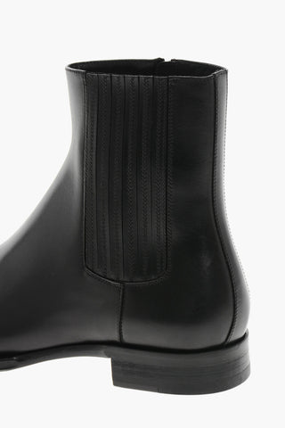 Chelsea-Stiefeletten Aus Leder D2 CLASSIC Mit Innenreißverschluss