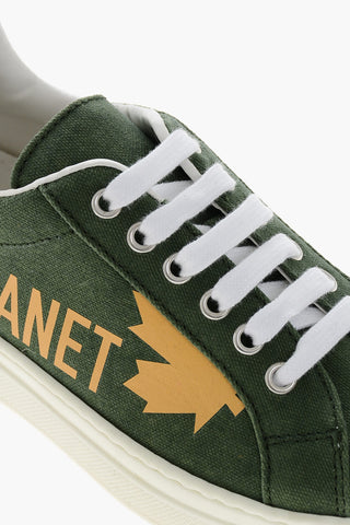 OLOP Suede Sneakers with Side Print