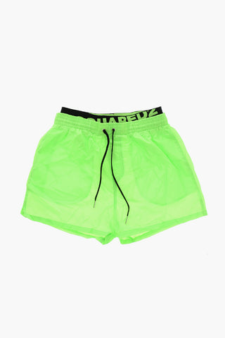 Costume da Bagno Boxer con Doppio Elastico in Vita