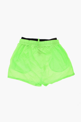 Boxer-Badehose mit doppeltem Elastikbund