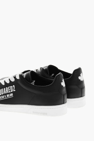 Leather CERESIO 9 Sneakers with Printed Logo