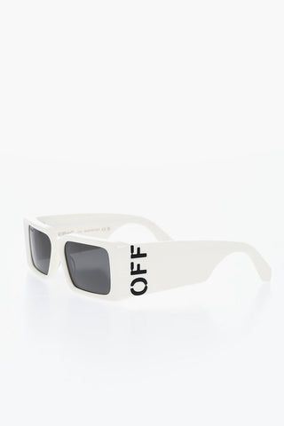 Square Sunglasses MILANO with Oversized Logo Temples