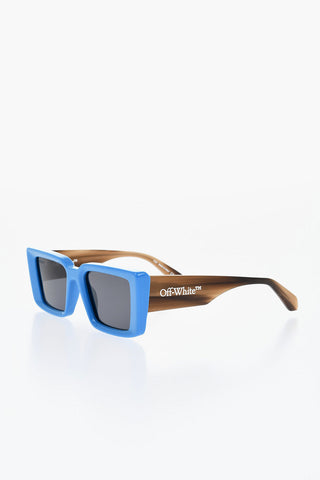 Rechteckige Sonnenbrille SAVANNAH mit kontrastierenden Bügeln