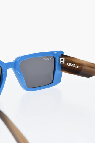 Rechteckige Sonnenbrille SAVANNAH mit kontrastierenden Bügeln