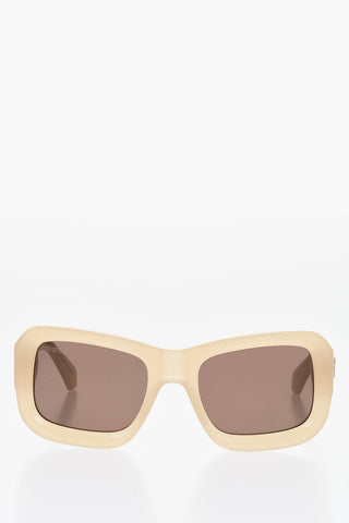 Rectangular Solid-color Sunglasses VERONA Oversized