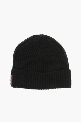 Solid Color Wool Blend Beanie and Gloves Set