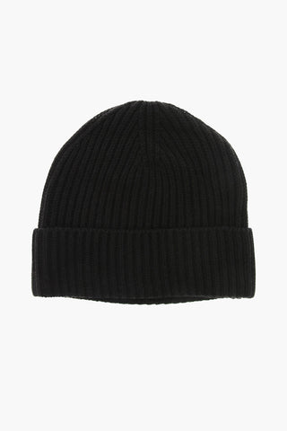 Solid Color Wool Blend Beanie and Gloves Set
