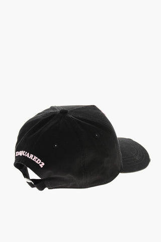 Cotton Gabardine Baseball Cap IT'S A GIRL with Raised Embroidery