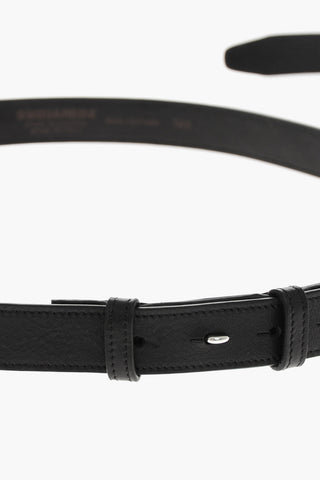 Solid Color Leather Belt without Buckle 25mm