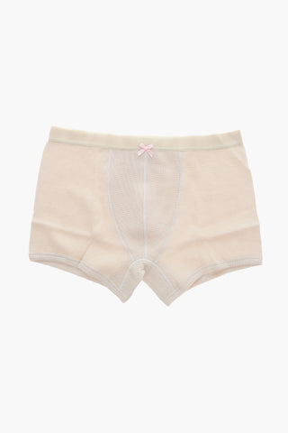 Boxer in Cotone a Nido d'Ape con Elastico in Vita