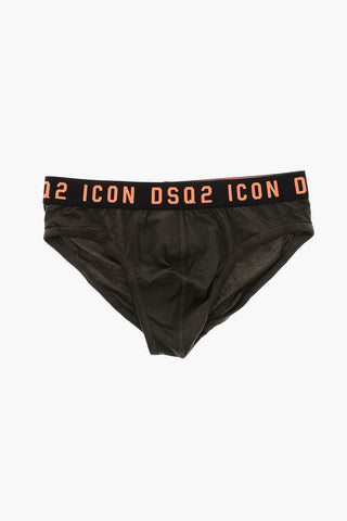 Stretch Cotton Briefs ICON with Logo Elastic