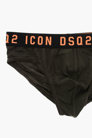 Stretch Cotton Briefs ICON with Logo Elastic