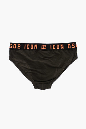 Stretch Cotton Briefs ICON with Logo Elastic