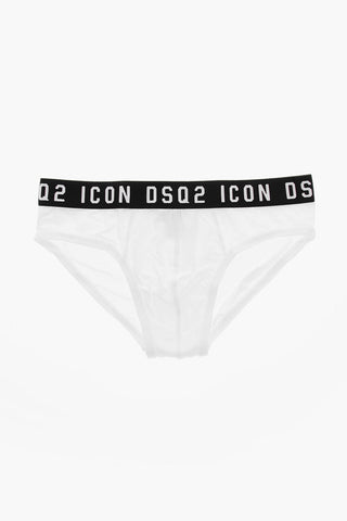 Stretch Cotton ICON Briefs with Logoed Waistband