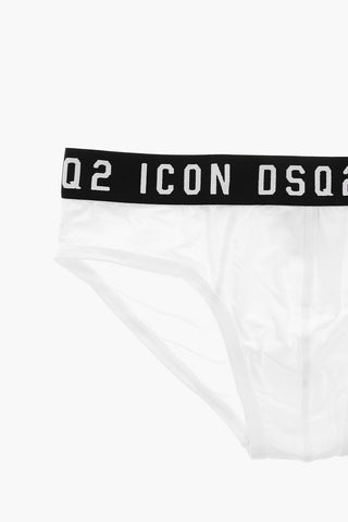 Stretch Cotton ICON Briefs with Logoed Waistband