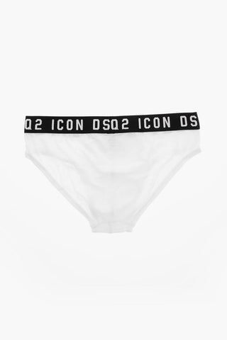 Stretch Cotton ICON Briefs with Logoed Waistband