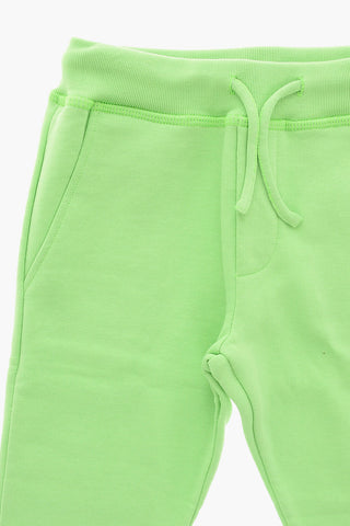 ICON Joggers in Cotone Garzato con Logo Stampato