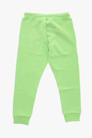 ICON Joggers in Cotone Garzato con Logo Stampato