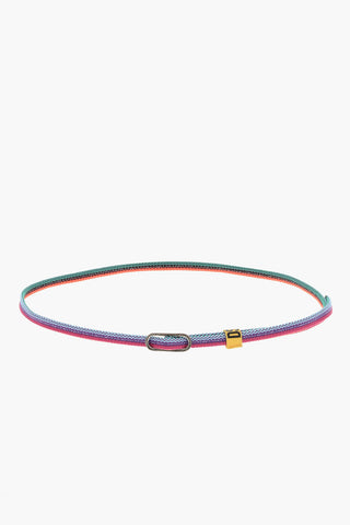 Fabric Belt TOUCH OF COLOR with 10mm Silver Buckle