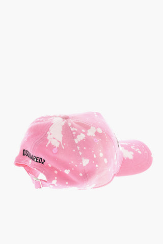 Cappello Baseball GOTH GURL in Tinta Unita Effetto Acid-Wash