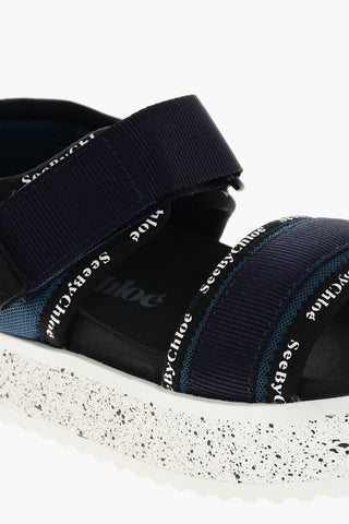 SEE BY Logoed Sandals With Strap Closure