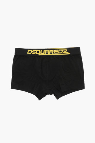 Stretch Cotton Boxer with Logo Elastic