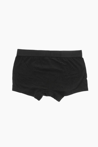 Stretch Cotton Boxer with Logo Elastic