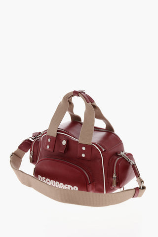 Hammered Leather Multi-Pocket Bag