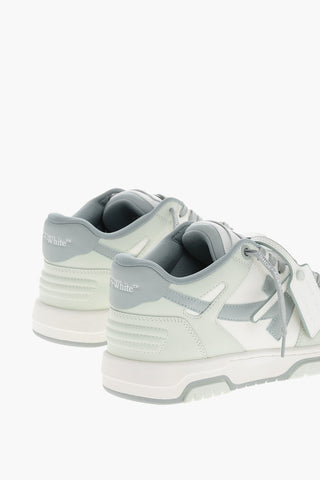 Bicolour Leather Mid Sneakers OUT OF OFFICE