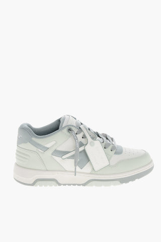 Bicolour Leather Mid Sneakers OUT OF OFFICE