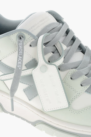 Bicolour Leather Mid Sneakers OUT OF OFFICE