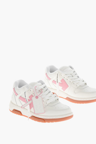 Leather OUT OF OFFICE Mid-top Sneakers