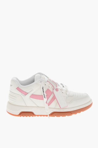 Leather OUT OF OFFICE Mid-top Sneakers