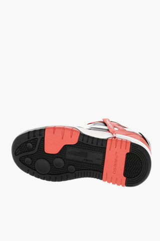 Bicolour Leather Mid Sneakers OUT OF OFFICE