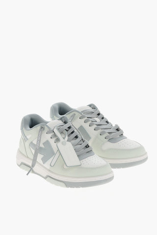 Two-Tone Leather OUT OF OFFICE Mid-top Sneakers
