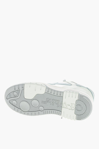 Two-Tone Leather OUT OF OFFICE Mid-top Sneakers
