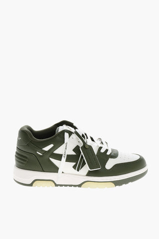 Leather OUT OF OFFICE Mid-top Sneakers