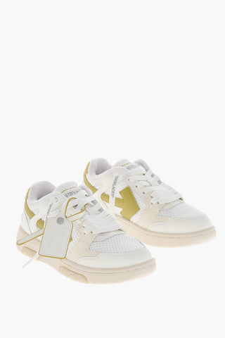 Sneakers in Tessuto OUT OF OFFICE con Dettagli in Pelle