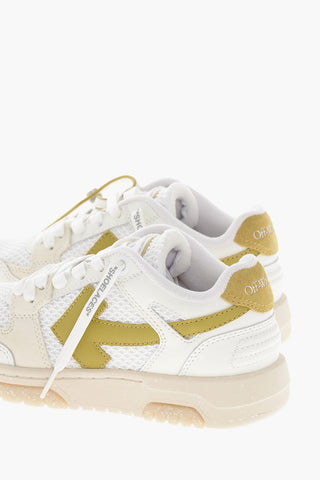 Sneakers in Tessuto OUT OF OFFICE con Dettagli in Pelle