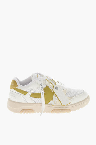 Sneakers in Tessuto OUT OF OFFICE con Dettagli in Pelle