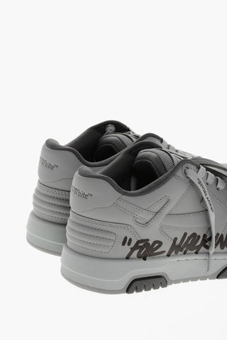 Leather OUT OF OFFICE Mid-top Sneakers