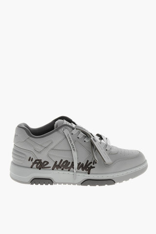 Leather OUT OF OFFICE Mid-top Sneakers