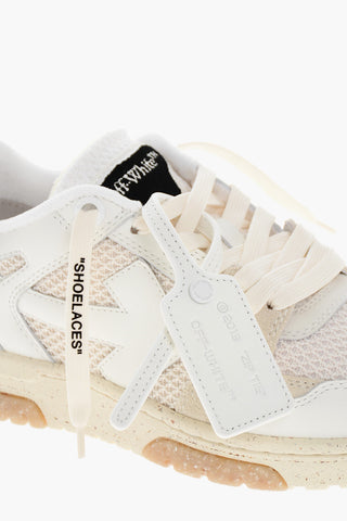 Canvas OUT OF OFFICE Sneakers with Leather Details