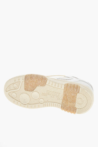 Canvas OUT OF OFFICE Sneakers with Leather Details