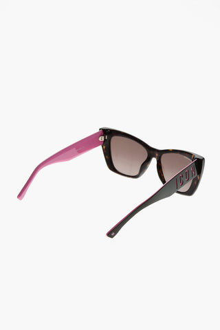 ICON Cat-Eye-Sonnenbrille mit Schildpattmuster