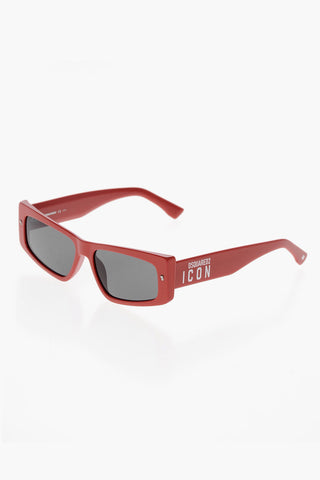 ICON Einfarbige Sonnenbrille mit kontrastierendem Logo