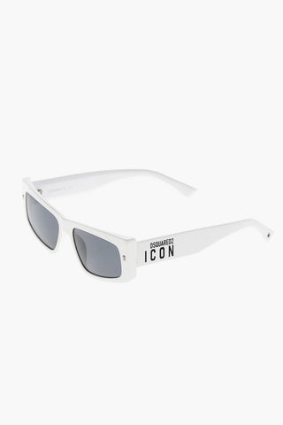ICON 단색 캣아이 선글라스 대비 로고