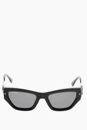 Cat-Eye-Sonnenbrille mit erhabenem Monogramm