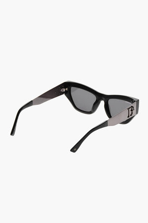 Cat-Eye-Sonnenbrille mit erhabenem Monogramm