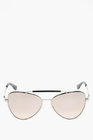Occhiali da Sole Aviator con Montatura in Metallo